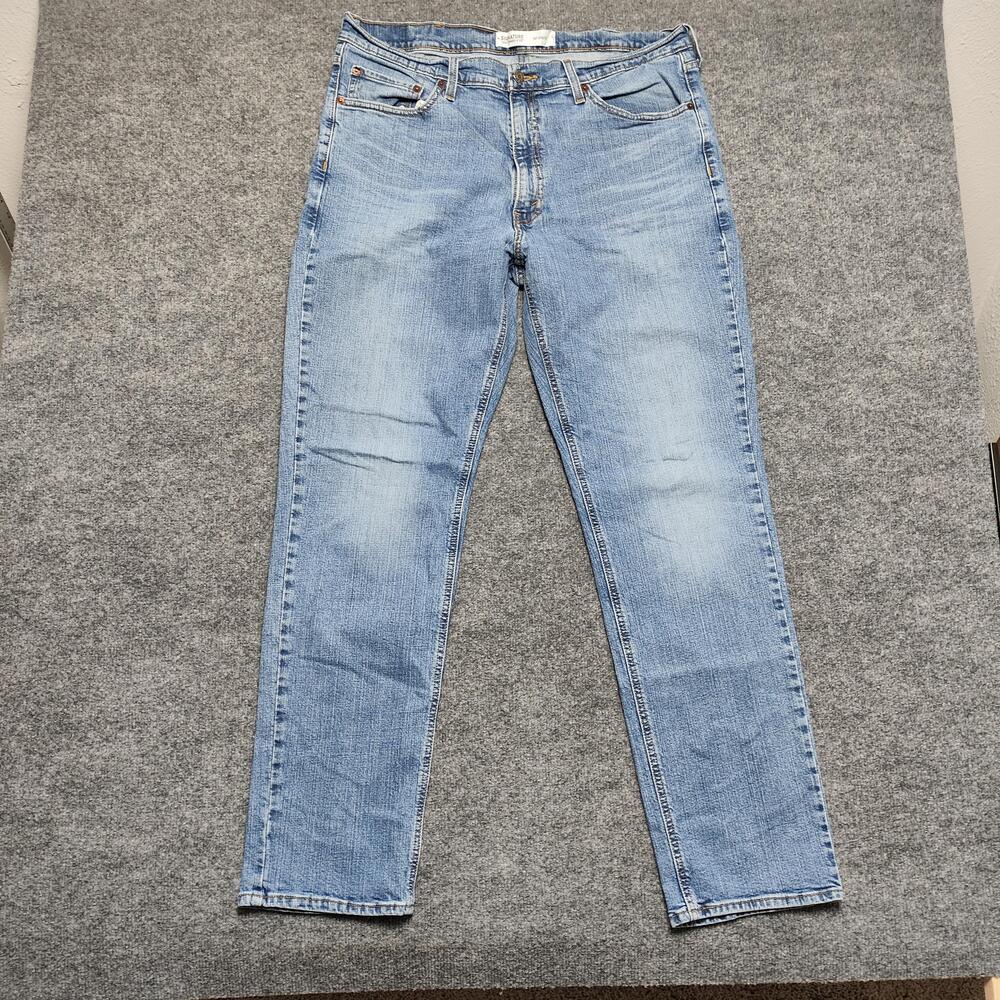 Signature Levi Strauss Jeans Mens 38x34 Blue S67 Athletic Straight Denim Pants